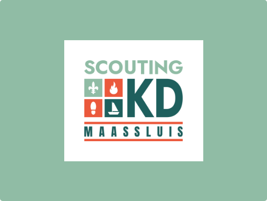 Logo, huisstijl, drukwerk en merchandise Scouting Karel Doormangroep Maassluis - Grafisch vormgever