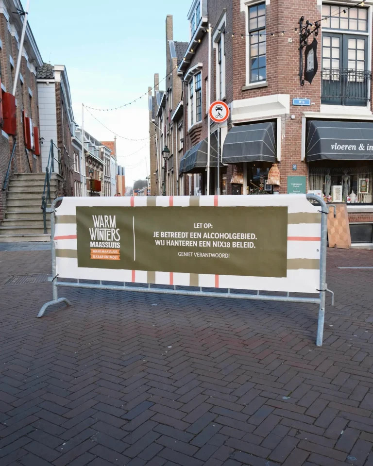 Visuele identiteit Warm Winters Maassluis - Dranghek